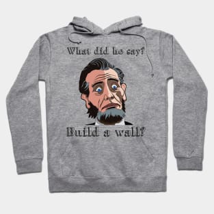 Funny surprised comic style Abraham Lincoln Hoodie